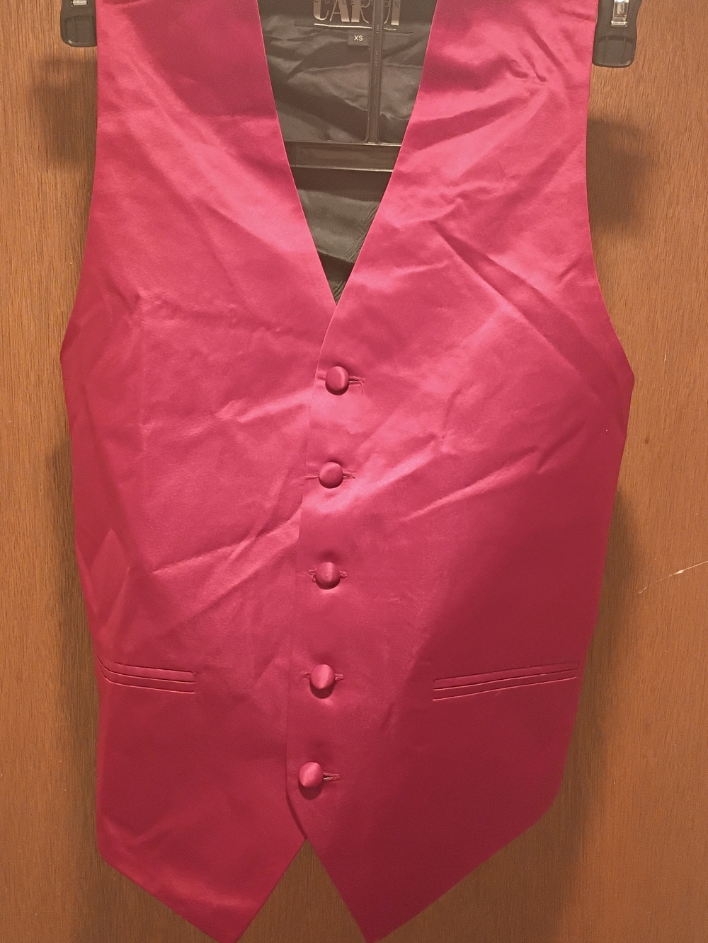 Classic Men's Fuchsia Dress Vest by